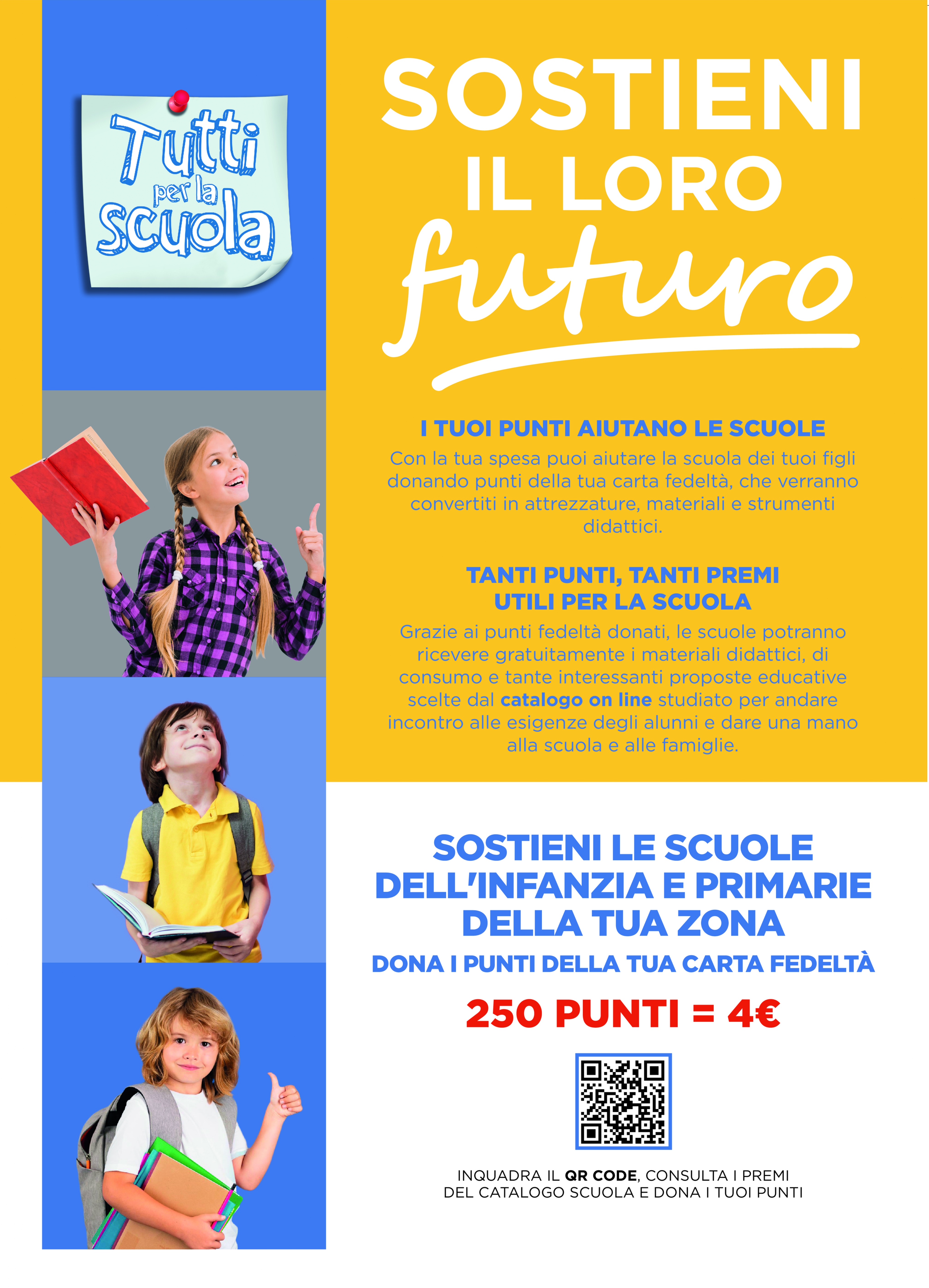 Locandina Tutti per la scuola 2025